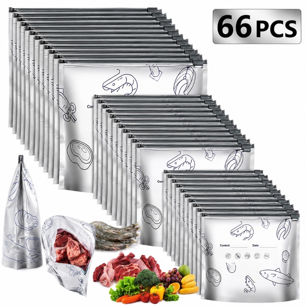 Kitchen Gadgets Air Fryer - 66Pcs Aluminum Foil Food Storage Bag