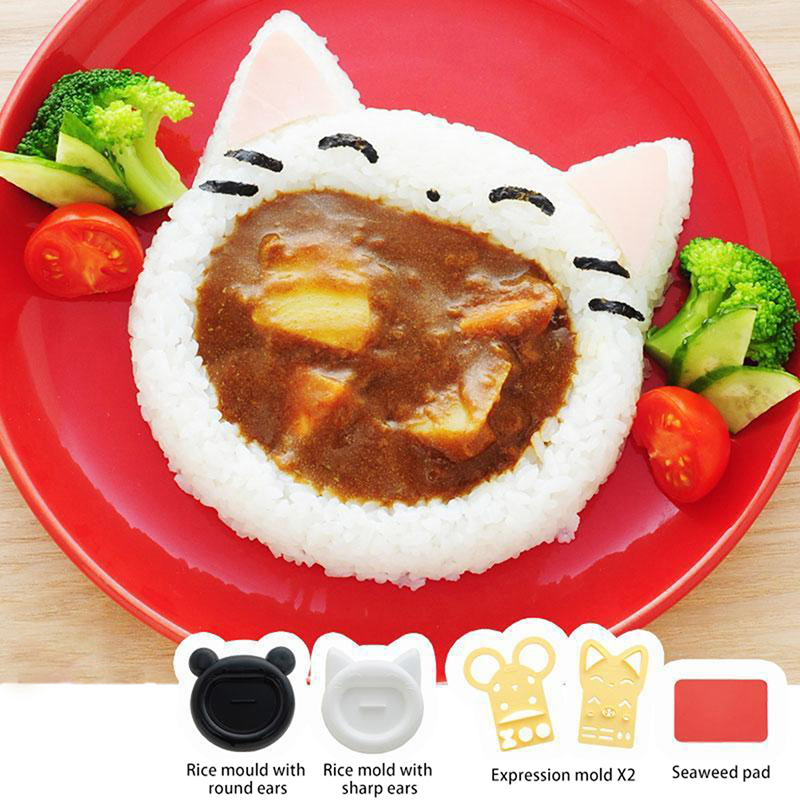 Quality Kitchen Gadgets - 1Pcs Cute Cartoon Cat Bear Sushi