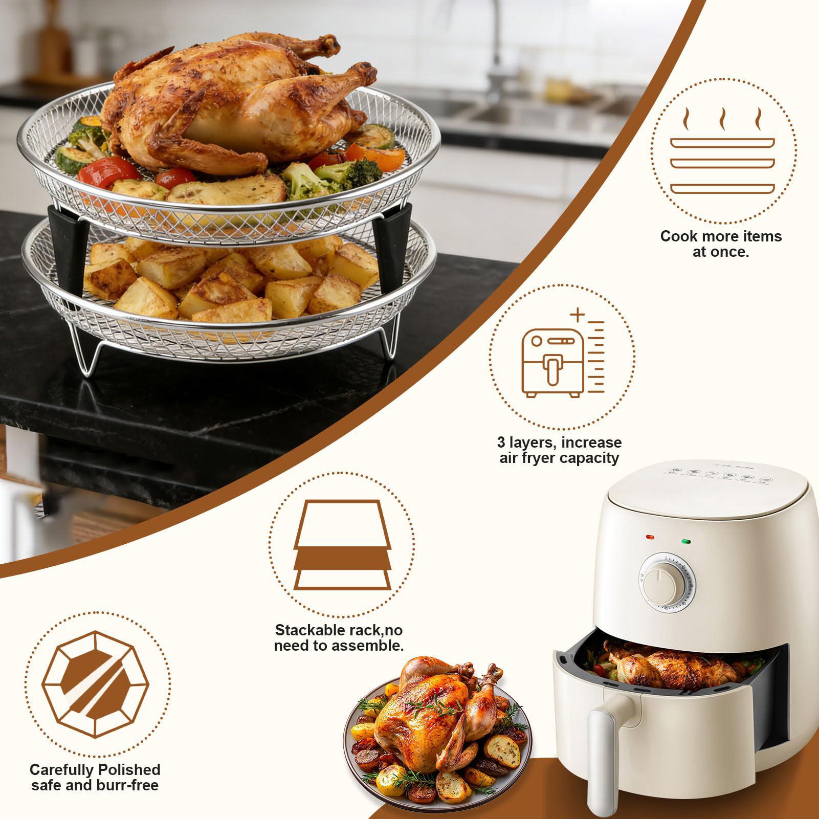 Air Fryer Basket Stainless Ste - огляд і ціна Kitchen Gadgets Air Fryer