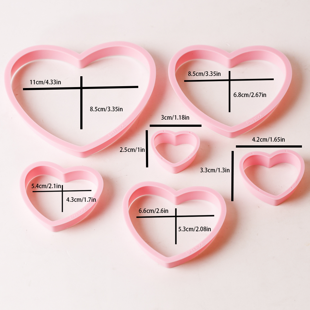 1set/3sets Pink Heart Star Flo - огляд і ціна Kitchen Gadgets Set