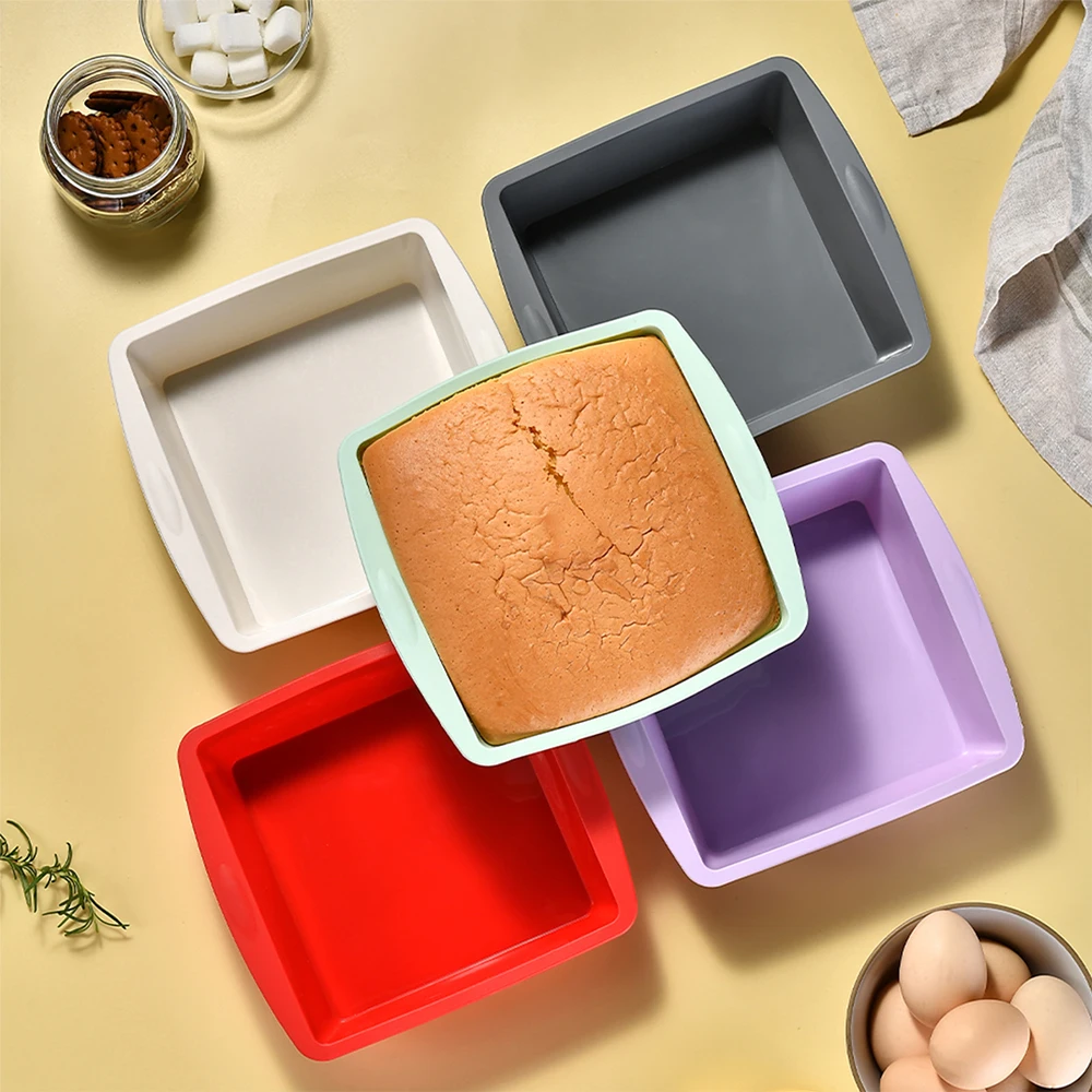 1/4Pcs Silicone Square Cake Mo - огляд і ціна Quality Kitchen Gadgets
