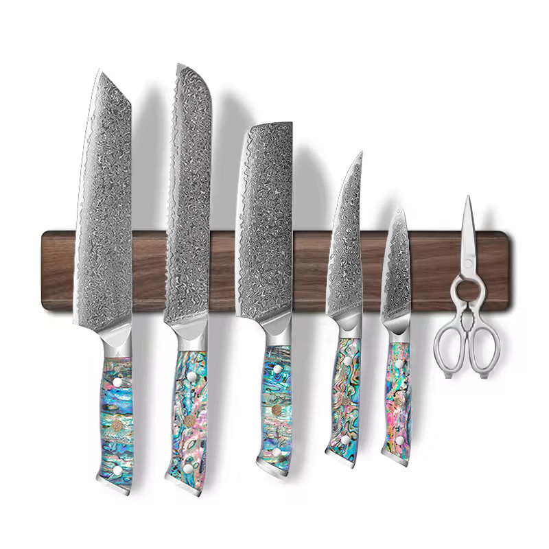Walnut Wood Strong Magnetic Kn - огляд і ціна Magnetic Knife Strip