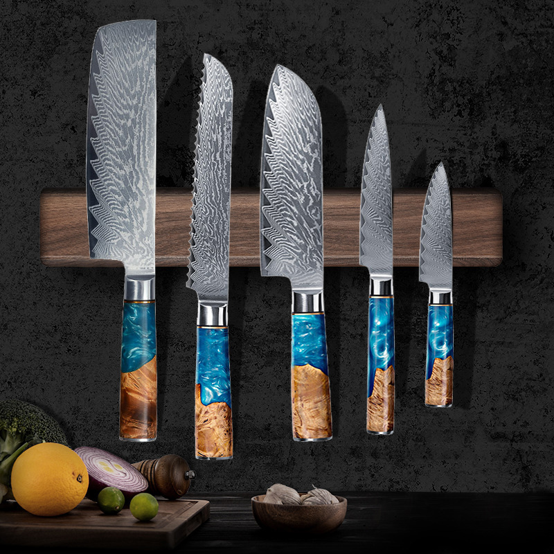 Walnut Wood Strong Magnetic Kn - огляд і ціна Magnetic Knife Strip