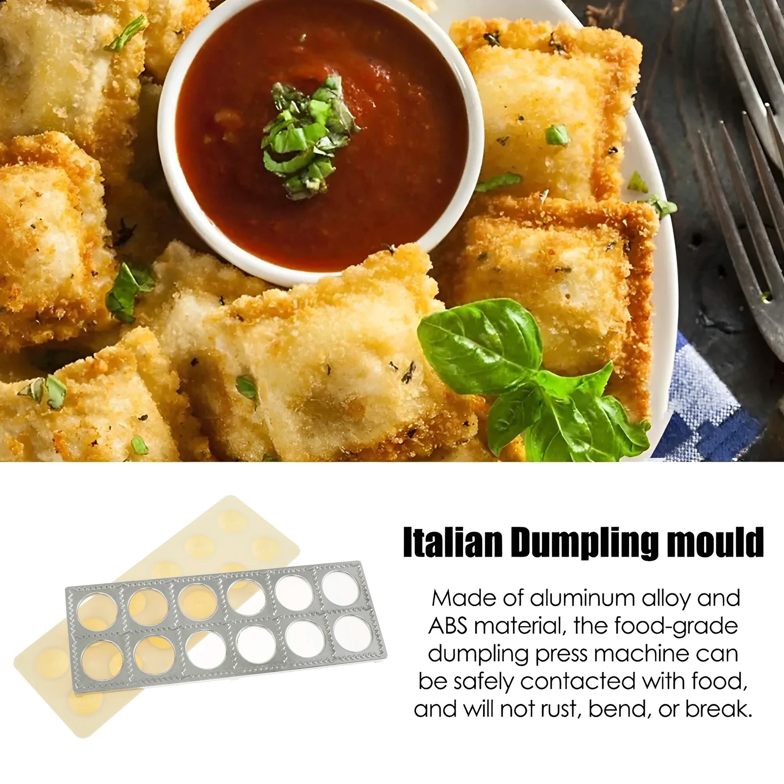 Dumpling Mold 12 Holes Ravioli - огляд і ціна Kitchen Gadgets You Need