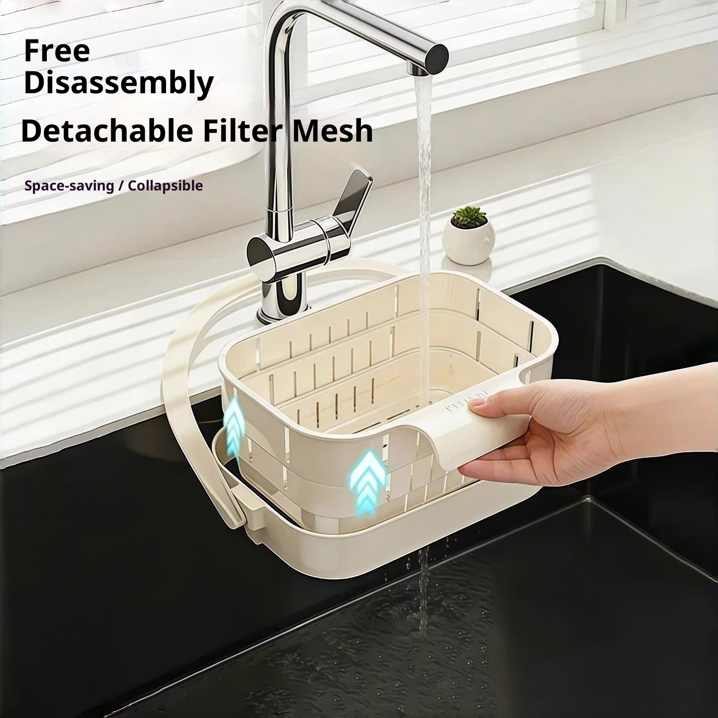 Foldable Sink Strainer Basket  - огляд і ціна Kitchen Hanging Gadgets