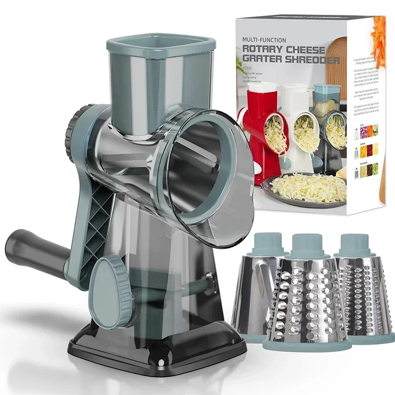 2025 3-in-1 Rotary Cheese Grat - огляд і ціна Kitchen Gadgets New 2025