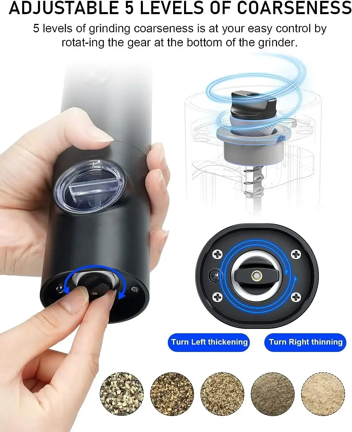 Electric Salt And Pepper Grind - огляд і ціна Kitchen Gadgets Smart