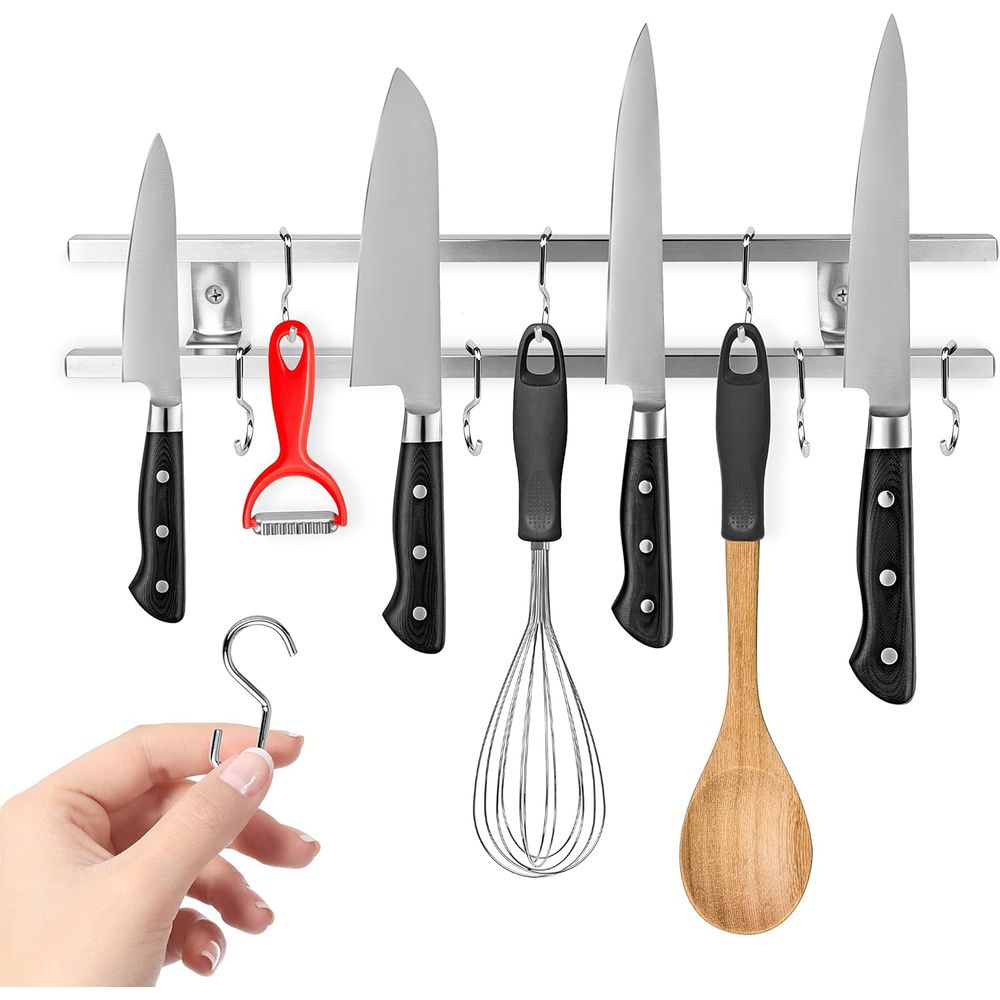 16 Inch Stainless Steel Metal  - огляд і ціна Magnetic Knife Strip