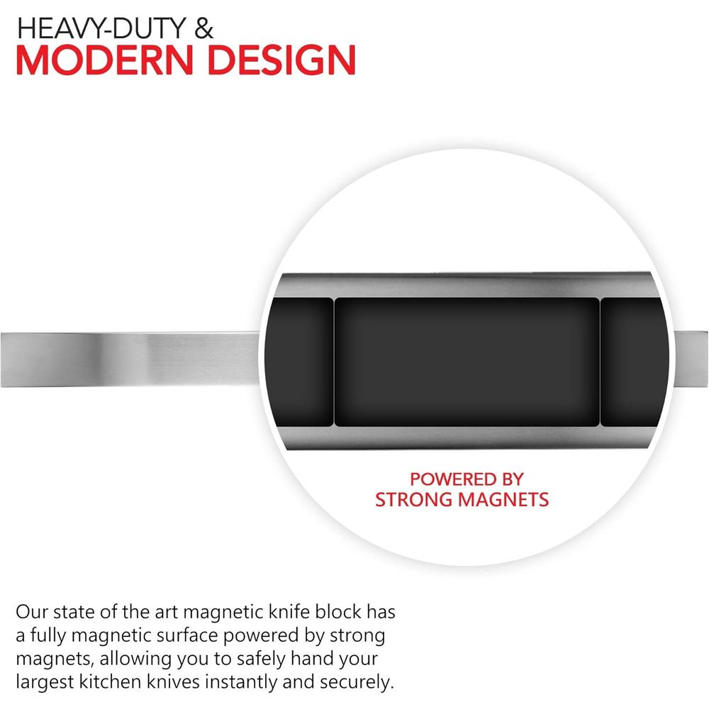 16 Inch Stainless Steel Metal  - огляд і ціна Magnetic Knife Strip