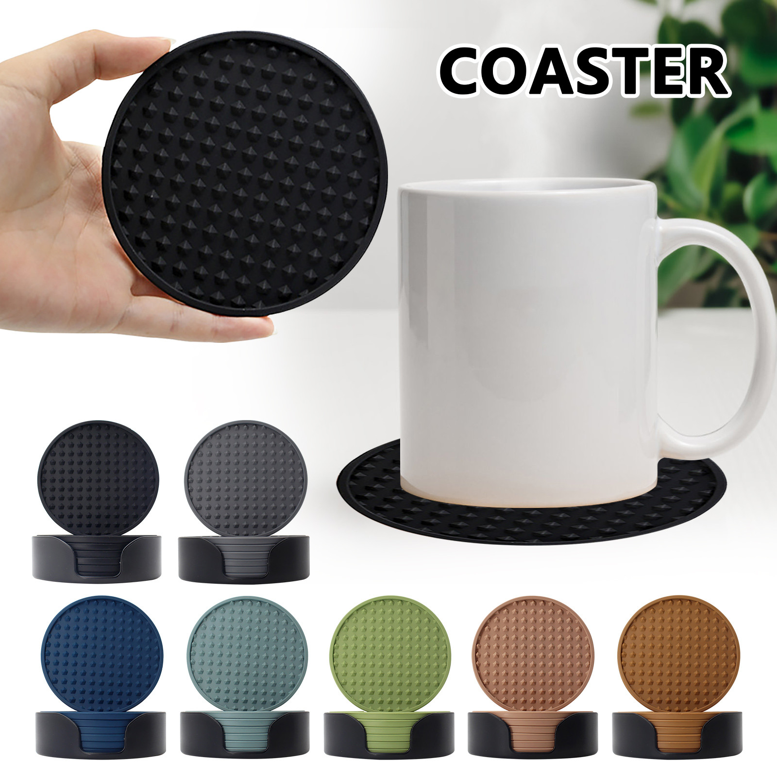 6pcs Non-Slip Silicone Drinkin - огляд і ціна Kitchen Gadgets Set