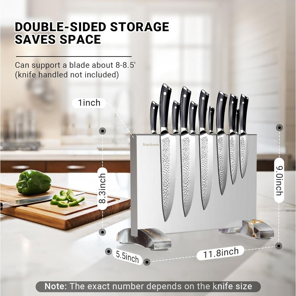 Magnetic Block Stand Without K - огляд і ціна Magnetic Knife Strip
