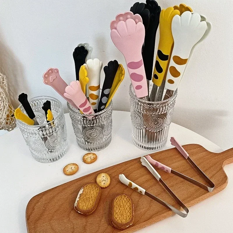 Cat Paw Shape Food Tongs Cute  - огляд і ціна Kitchen Gadgets New 2025