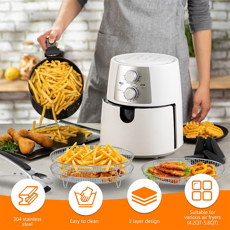 3-layers Air Fryer Rack Stacka - огляд і ціна Kitchen Gadgets Air Fryer