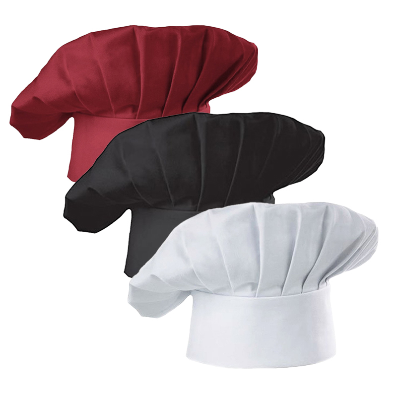 3pcs High22cm Cook Hat White C - огляд і ціна Kitchen Gadgets You Need