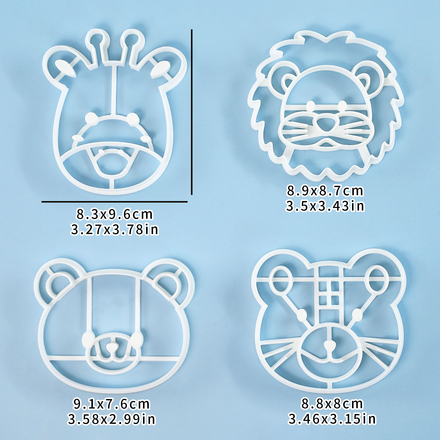 4 Pcs Animal Cookie Cutters Se - огляд і ціна Kitchen Gadgets Set