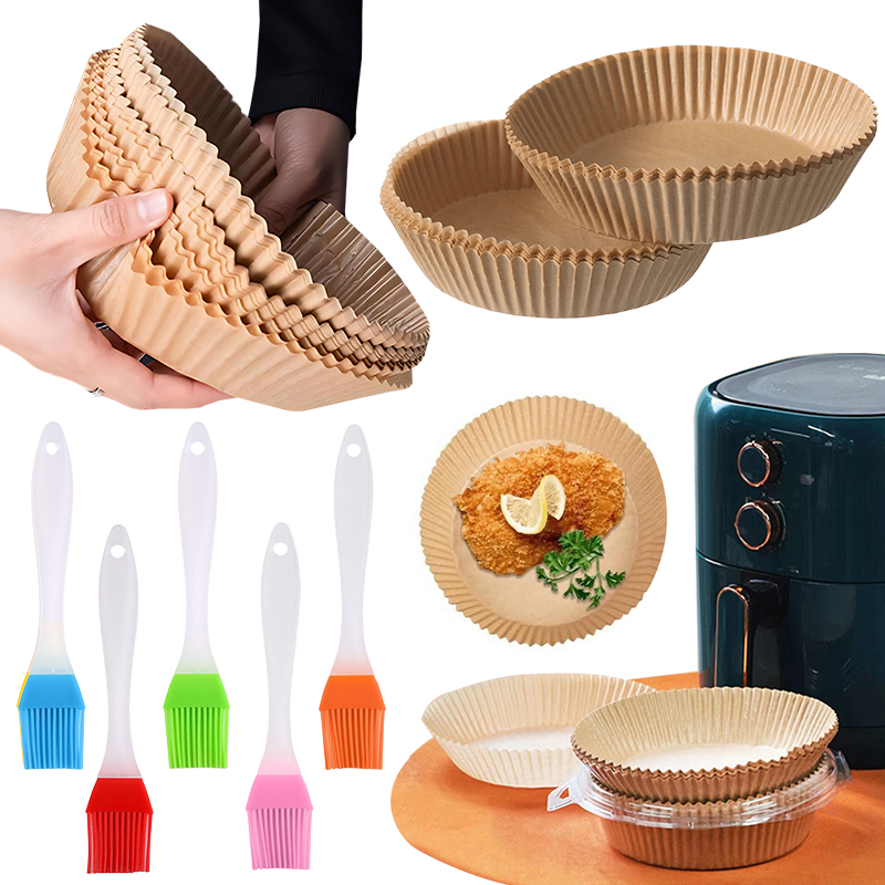 50/100PCS Air Fryer Paper Plat - огляд і ціна Kitchen Gadgets Baking